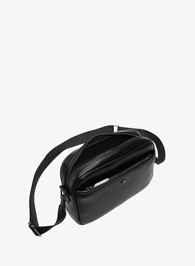 Aldo  Gustello Men Black Crossbody Bag for Men | Best Price UAE