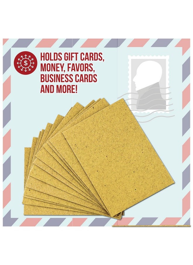Iconikal Kraft Mini Special Occasion Envelopes, 4 X 2.75 Inches, 100-Count  - Image 2