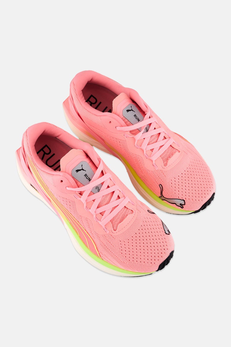 PUMA Women XX Nitro Lace Up Running Shoes, Pink - Image 4