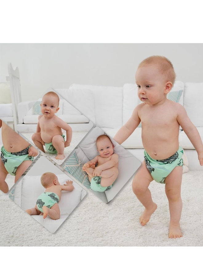 بيوينتي 6 حزم امتصاص الطفل الصغير ملابس داخلية تدريبية للولاد 100٪ قطن مرحاض تدريب بنطلون 2T-3T مقاوم للتسرب قابل لإعادة الاستخدام طفل ثقة الطفل الصغير بنطلون بنطلون تبول - Image 2