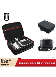 Generic For DJI Dajiang Mini3Pro UAV Bag Digital Aerial Photography Shoulder Crossbody Portable Mini3 UAV Storage Bag-Color:Nylon Storage Bag (grey)-Size:According To Picture Size  - Image 5