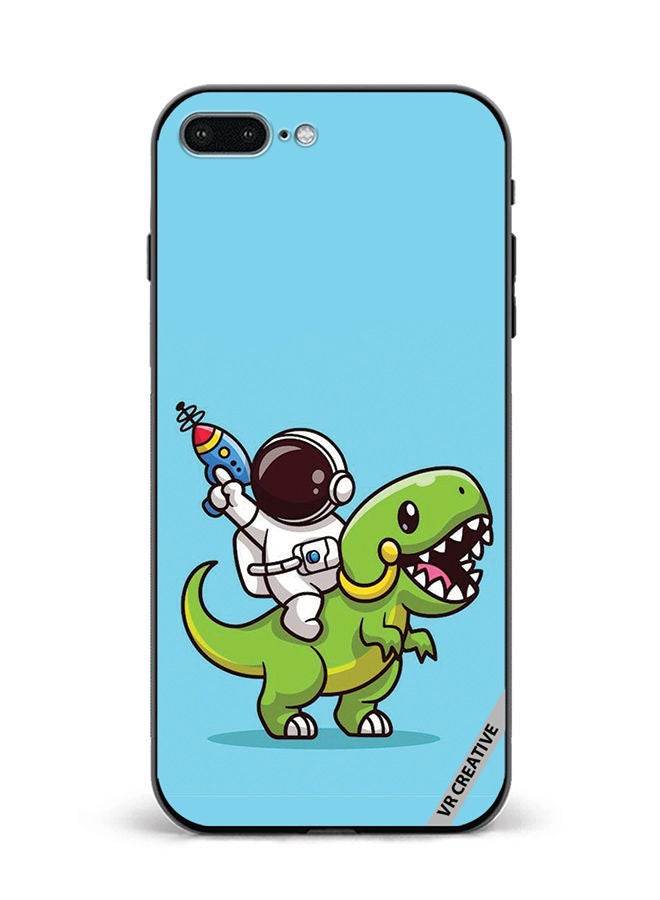 VR CREATIVE Protective Case Cover For Apple iPhone 7 Plus/8 Plus Dinosaur Design Multicolour - Image 1