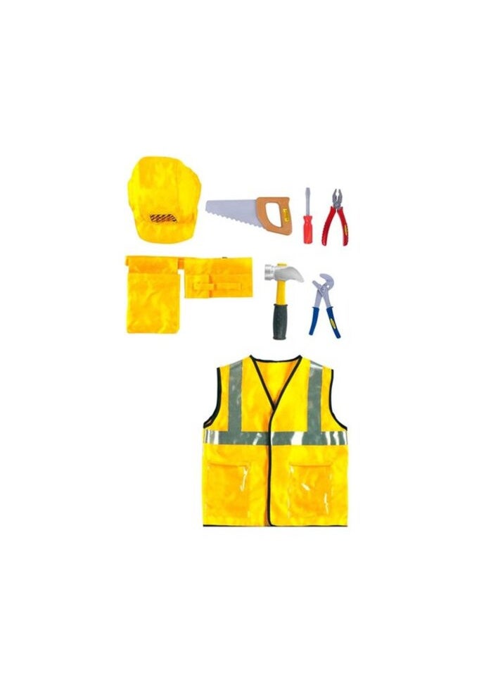 Party Time Party Time Construction Worker Dress Up Set Costume For Kids  - Image 1