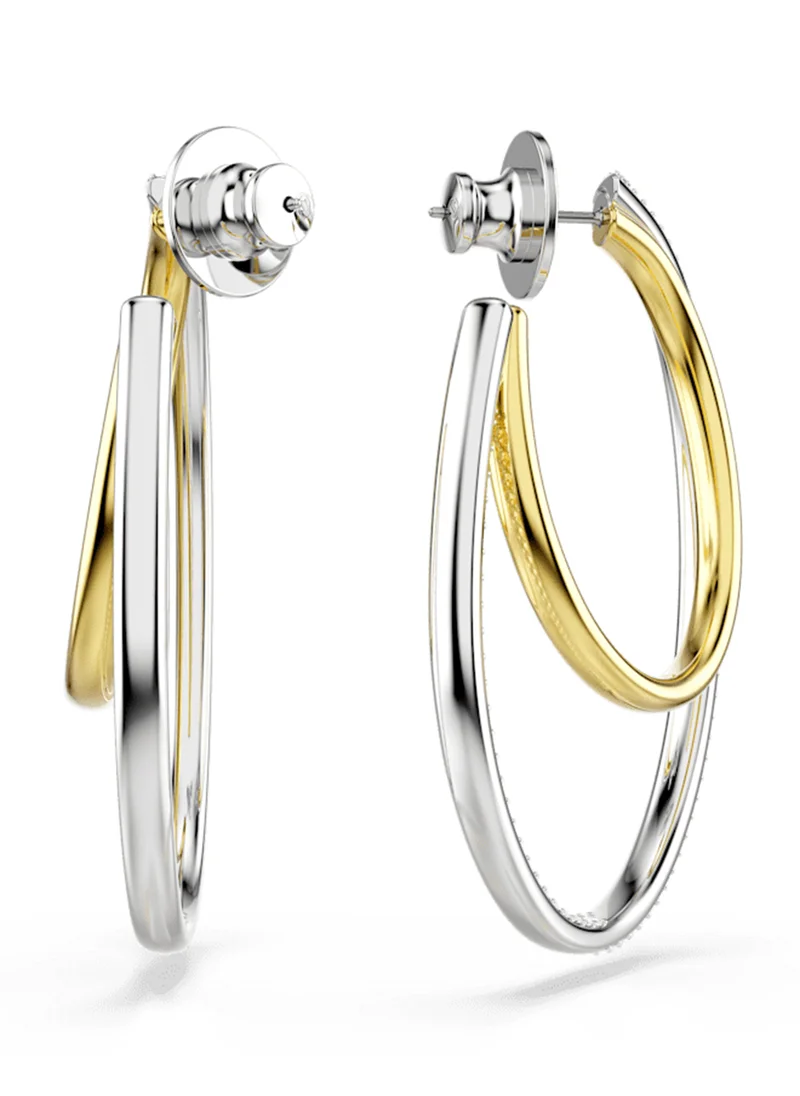 SWAROVSKI Layered Detail Hoop Earrings