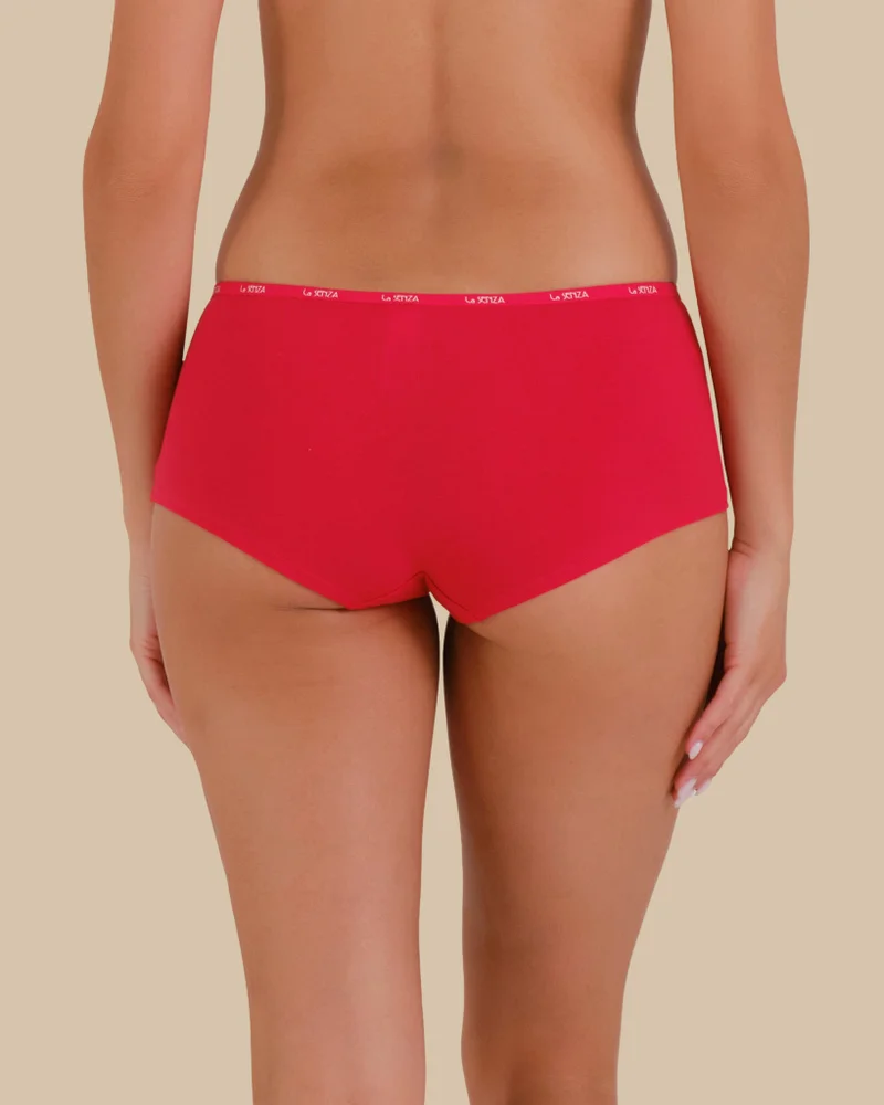 La Senza La Senza Essentials Cotton Logo Boyshort