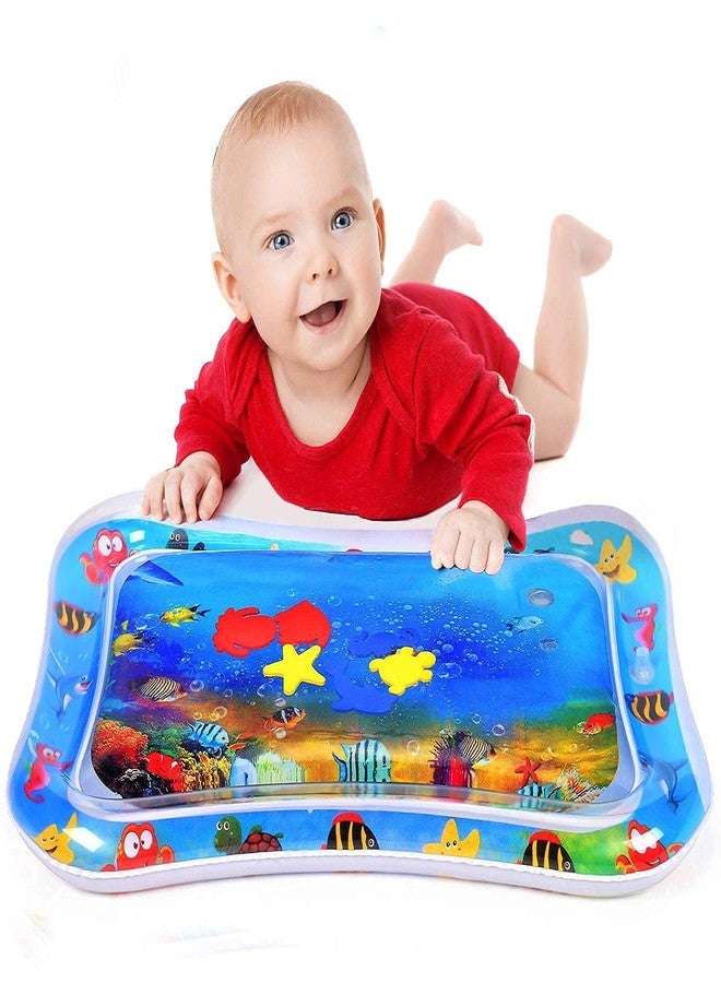 Trade Globe Inflatable Baby Slapped Pad Toy Tummy Time Floor Cushion Fun Activity Play Center Indoor Outdoor Water Play Mat for Baby - Image 1