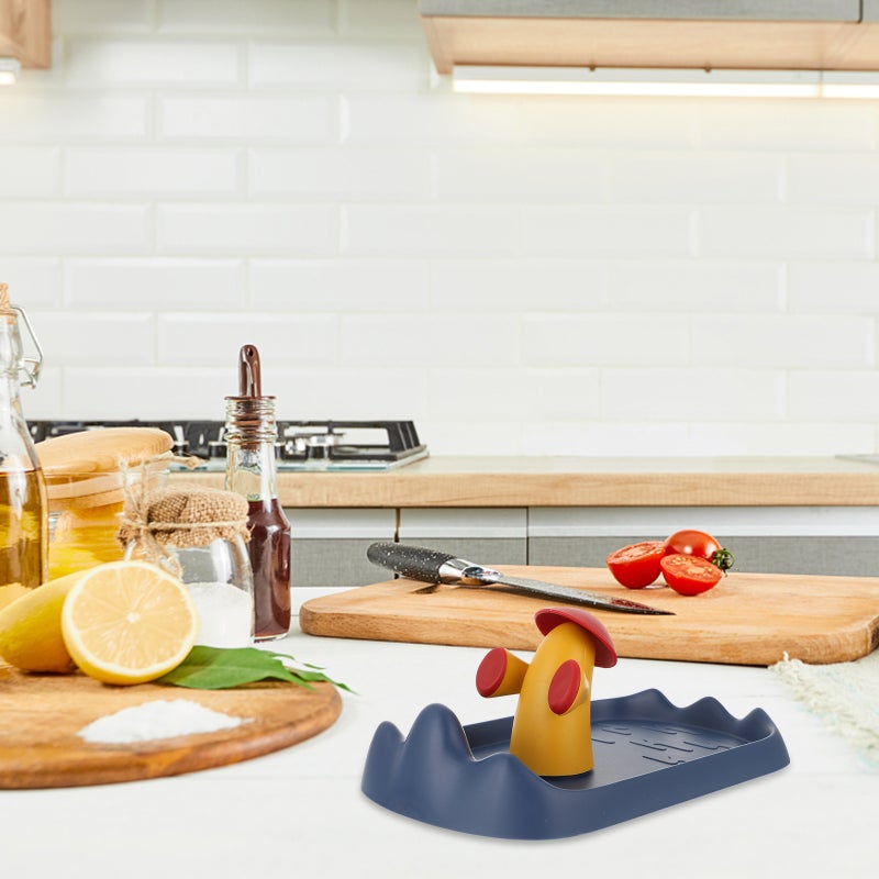 2 pcs Kitchen Use Work Cover Storage Rack Multi-functional Storage Holder ( ) - Image 5
