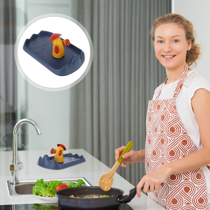 2 pcs Kitchen Use Work Cover Storage Rack Multi-functional Storage Holder ( ) - Image 3