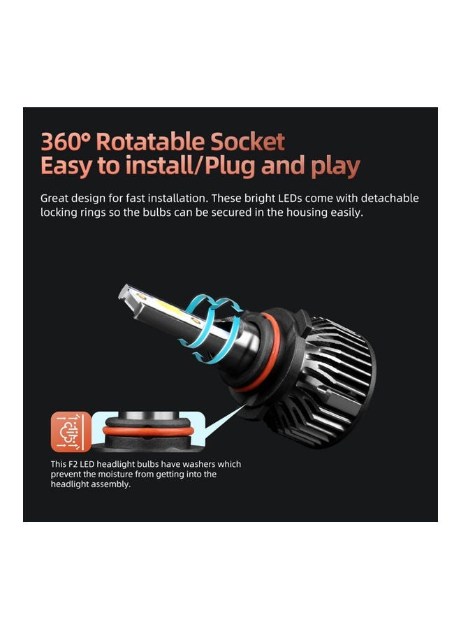 MUNTAQI 2-Piece Car LED Headlight Bulbs - Image 3