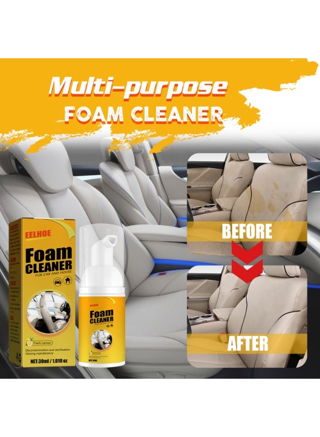 EELHOE Multi Surface Foam Cleaner Spray Perfect for Removing Oil Stains Dust and Dirt From Car Interiors and Household Items Providing Quick Results With No Scrubbing Hassle and Long Lasting Cleanliness - Image 5