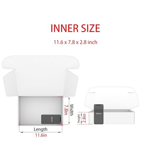 Lmuze Pink Shipping Boxes for Small Business Pack of 20-12x8x3 inches Cardboard Corrugated Mailer Boxes for Shipping Packaging Craft Gifts Giving Products - Image 2