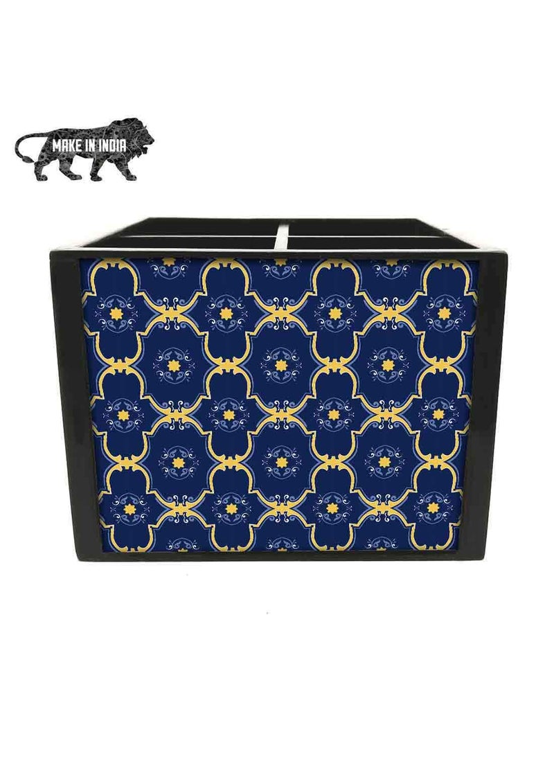Nutcase Nutcase Designer Cutlery Stand Holder Silverware CaddySpoons Forks Knives Organizer for Dining Table kitchen W575 x H 425 x L55 Spanish Pattern  - Image 4