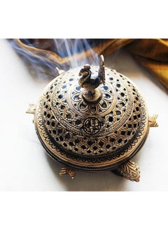 Brass Incense Burner Tortoise Peacock Loban Dani Brass Dhoop Dani - pzsku/ZF926A02395B07ECA4842Z/45/_/1728151657/06063b1e-3eaf-48eb-8ecb-70ee7306fd07