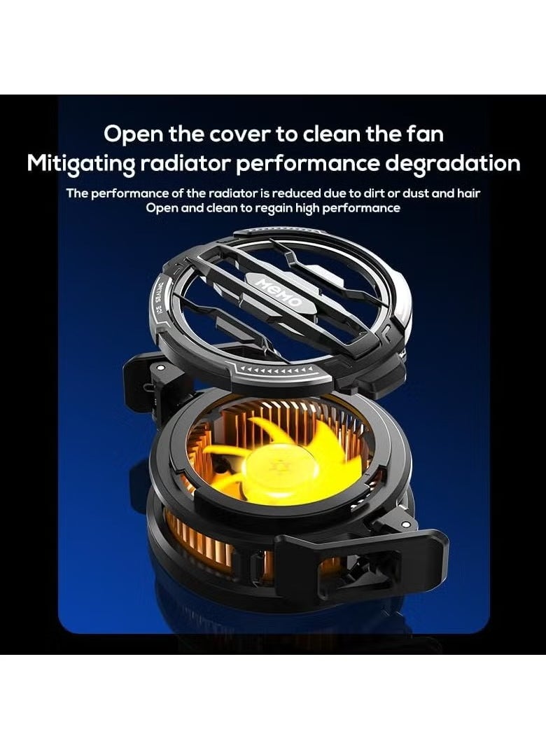 Memo - CX07 Smartphone Magnetic Cooler, Radiator Fan 15W Fast Cooling Semiconductor Heatsink Radiator Fit For All Smart Phone and Tab for Gaming - Image 1