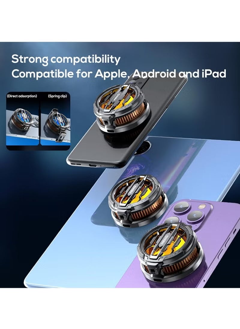 Memo - CX07 Smartphone Magnetic Cooler, Radiator Fan 15W Fast Cooling Semiconductor Heatsink Radiator Fit For All Smart Phone and Tab for Gaming - Image 1