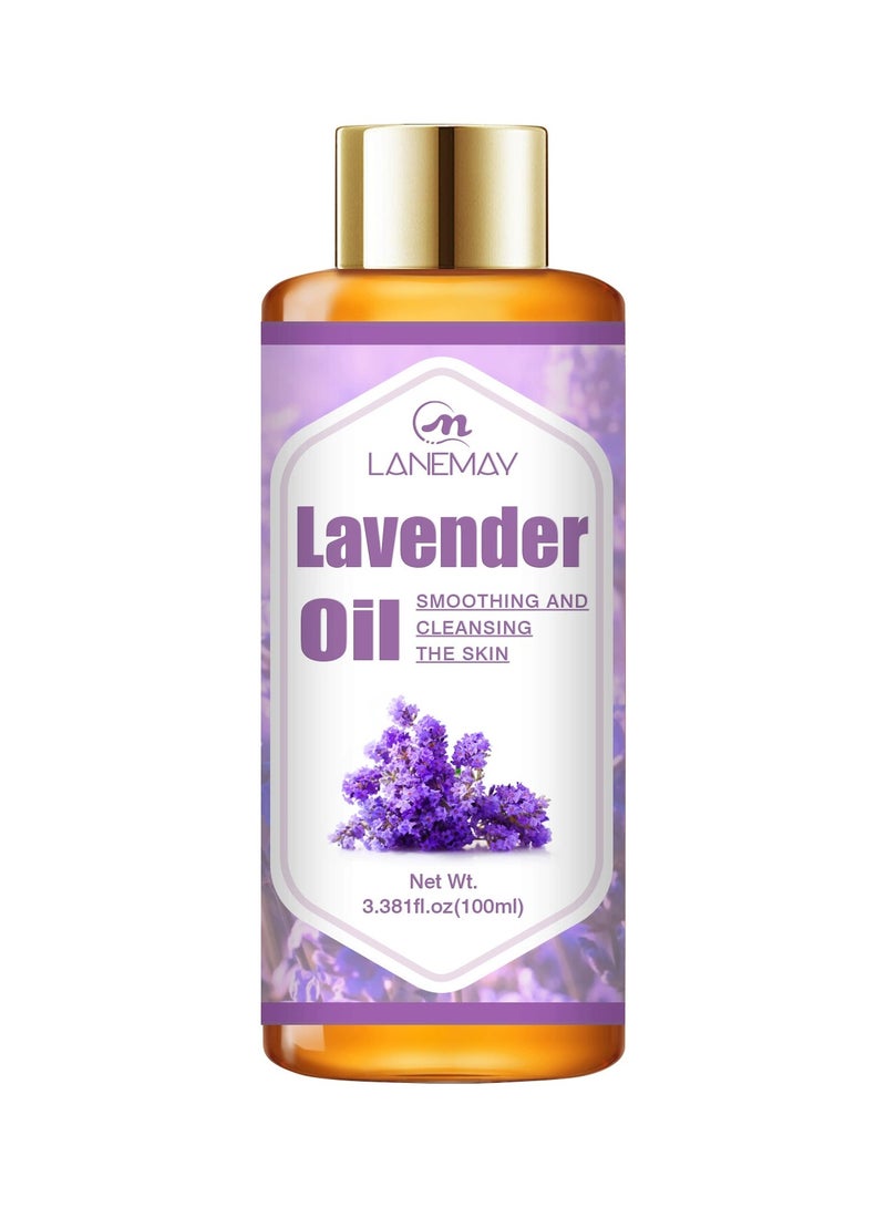 LANEMAY Lavender Essential Oil SPA Body Massage Relaxation Hair Care Shine Moisturizing Skin Brightening - Image 1