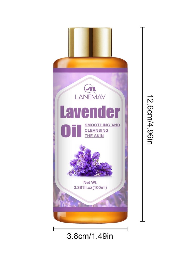 LANEMAY Lavender Essential Oil SPA Body Massage Relaxation Hair Care Shine Moisturizing Skin Brightening - Image 4