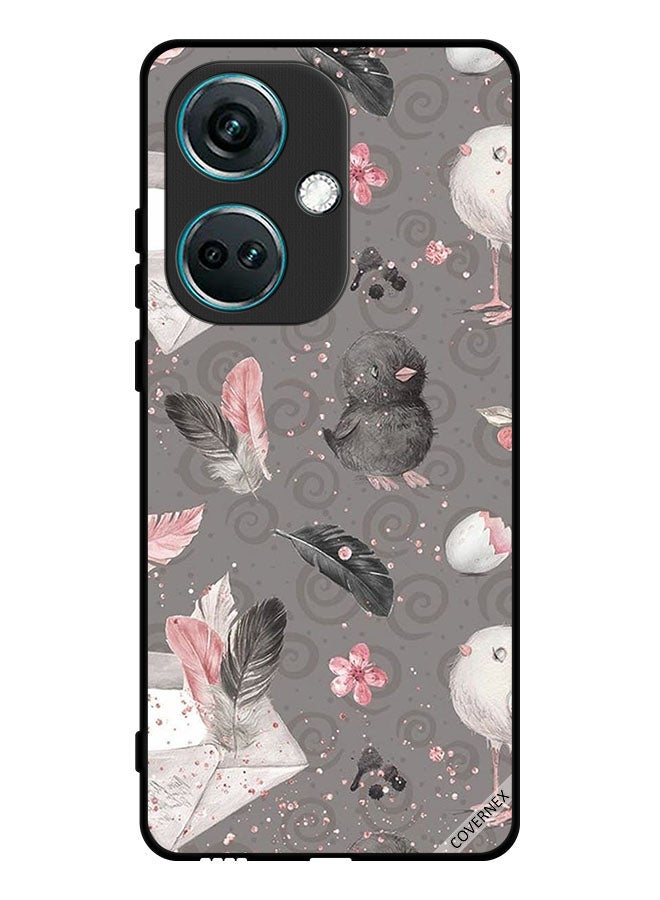 Covernex Protective Case Cover For OnePlus Nord CE3 Feathers & Chicks - Image 1