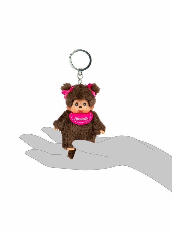 Monchhichi مونشيتشي اختيار عشوائي سلسلة مفاتيح كلاسيكية محشوة - 1 من 4 قطع - Image 3