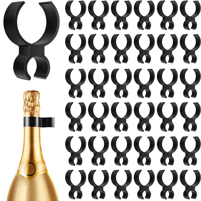 Blulu Blulu 48 Piece Champagne Bottle Sparkler Clips  Single Holder Safety Clips for Candle 