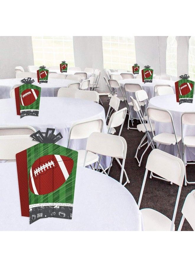 Big Dot of Happiness End Zone Football Table Decorations Baby Shower Or Birthday Party Fold And Flare Centerpieces 10 Count  - Image 5