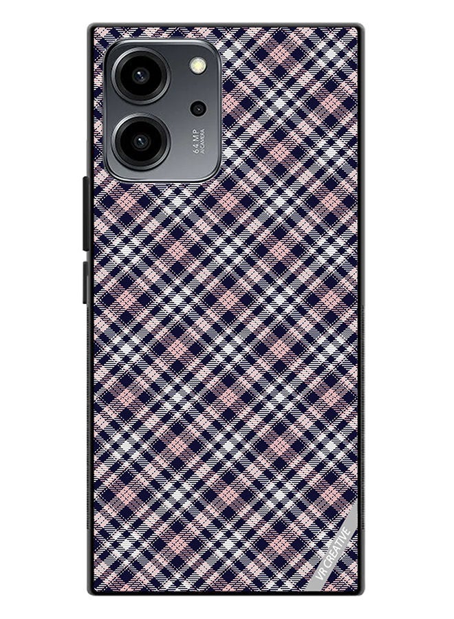VR CREATIVE Protective Case Cover For Honor 80 SE Checkered Design Multicolour - Image 1