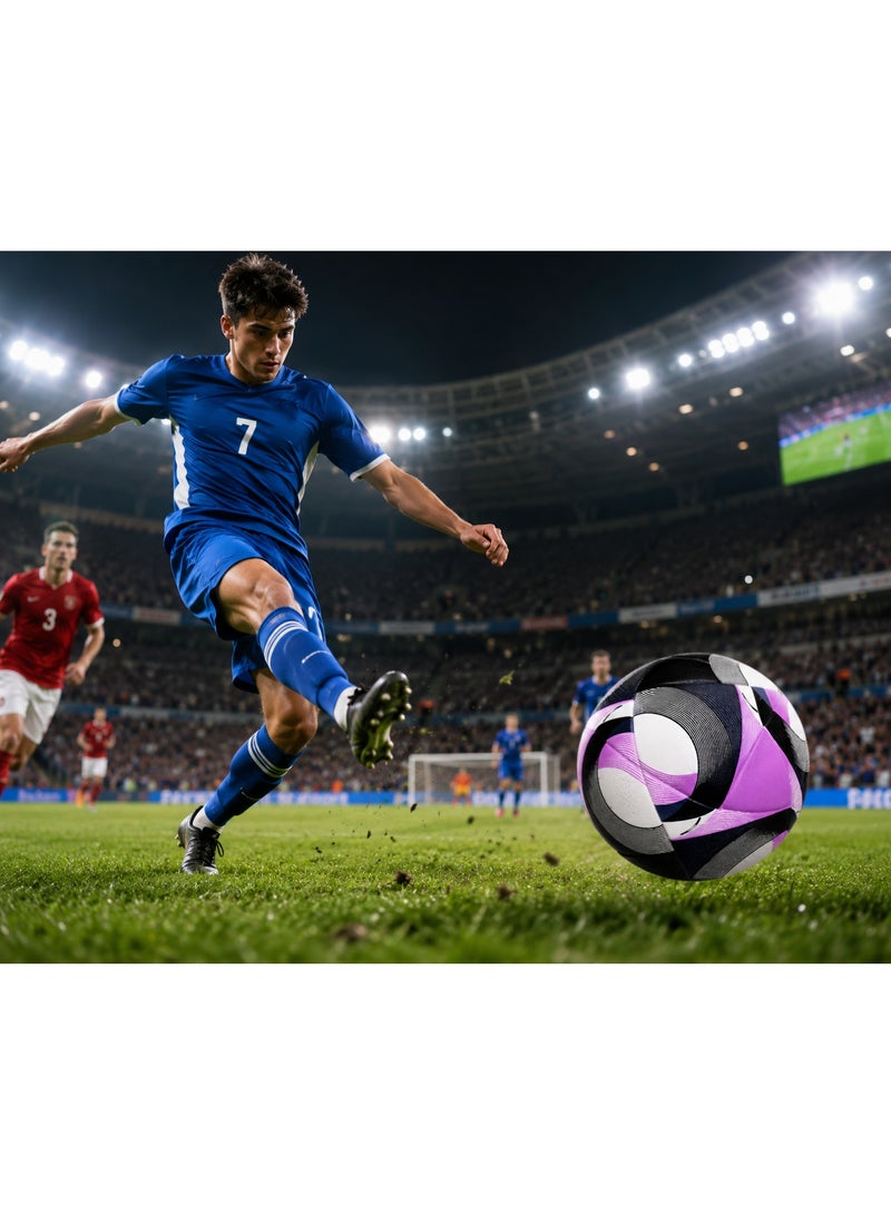 Roshen Football – Premium Quality Soccer Ball for Training, Outdoor Matches, Kids & Adults Sports Play - Image 3