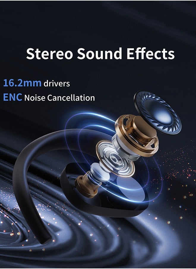 BLACK SHARK - Black Shark T21 Wireless Earbuds, XiaoMi TWS Bluetooth 5.3 Headphones, Dual Microphone ENC Noise Reduction, 7 Hours Battery Life, Dual Mode Music Playback, IPX4, Black - Image 1