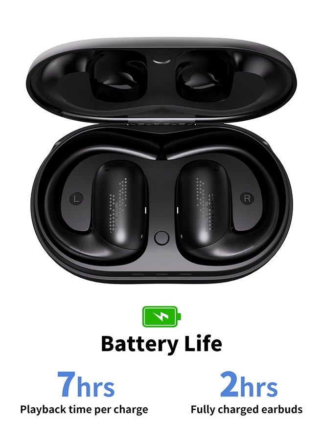 BLACK SHARK - Black Shark T21 Wireless Earbuds, XiaoMi TWS Bluetooth 5.3 Headphones, Dual Microphone ENC Noise Reduction, 7 Hours Battery Life, Dual Mode Music Playback, IPX4, Black - Image 1