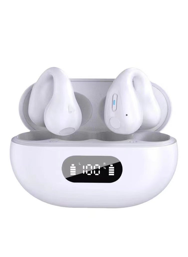 apple Apple Concretization Open Ear Earbuds True Wireless Earbuds Clip Ear Earphones For Sports Running Cycling Driving Air Conduction Headset With For Android And iPhone Connection Type: Bluetooth/Wireless