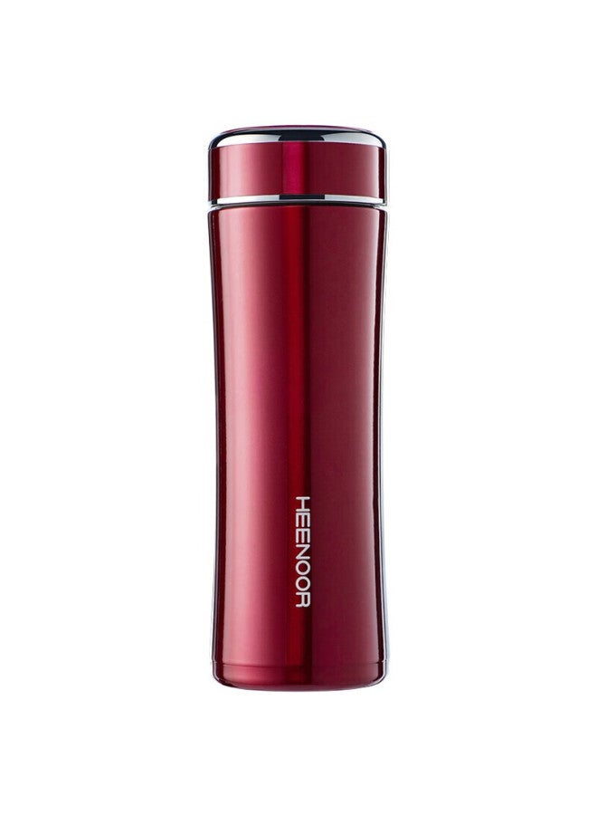 Heenoor Xino Insulated Mug For Women, Stylish Stainless Steel Water Bottle, Portable Tea Cup For Home Use, Xn-3029 Red, 395ml - Image 3