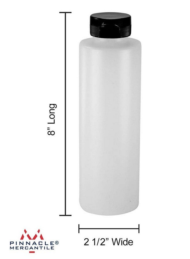 Pinnacle Mercantile Pinnacle Mercantile Condiment Squeeze Bottles with Flip Top Hinged Black Cap 16 oz Set of 5 (Perfect for Condiments, Sauces, Dressings, BBQ, Ketchup) Made USA - Image 3