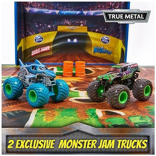 Monster Jam, Ultimate Arena Playmat & Storage with 2 Exclusive Monster Trucks, 1:64 Scale, 20 Accessories, Kids Toys for Boys and Girls Ages 4 and Up - Image 3