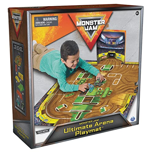 Monster Jam, Ultimate Arena Playmat & Storage with 2 Exclusive Monster Trucks, 1:64 Scale, 20 Accessories, Kids Toys for Boys and Girls Ages 4 and Up - Image 4
