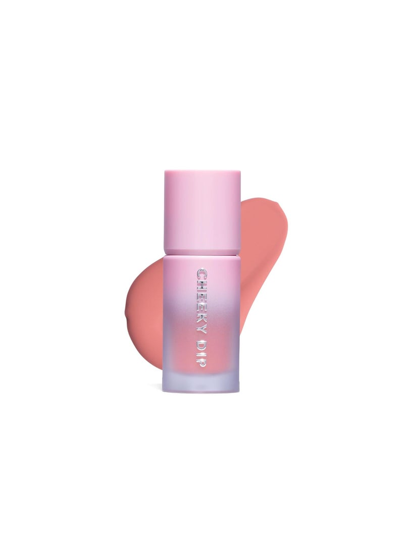 W7 W7 Cheeky Dip Liquid Blusher  Pigmented Colour For Cheek Makeup  Satin Matte Finish  Lustful Pink 