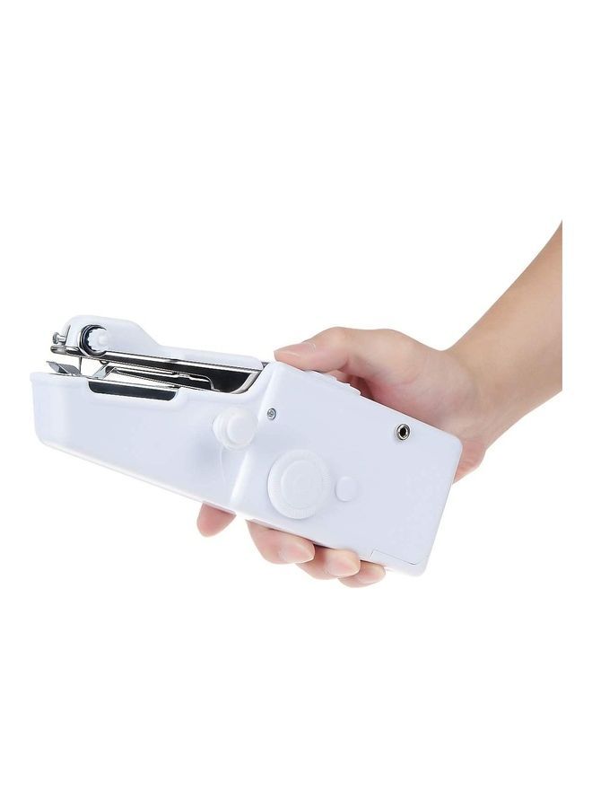 Handheld Mini Sewing Machine White 9x22centimeter - Image 1