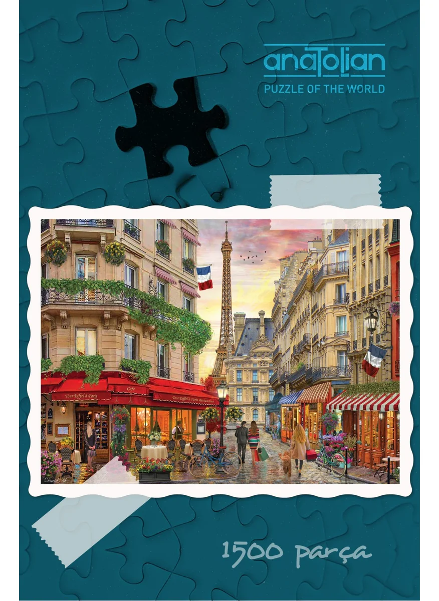 Anatolian 1500 Piece Puzzle / Cafe Eiffel - Code 4572