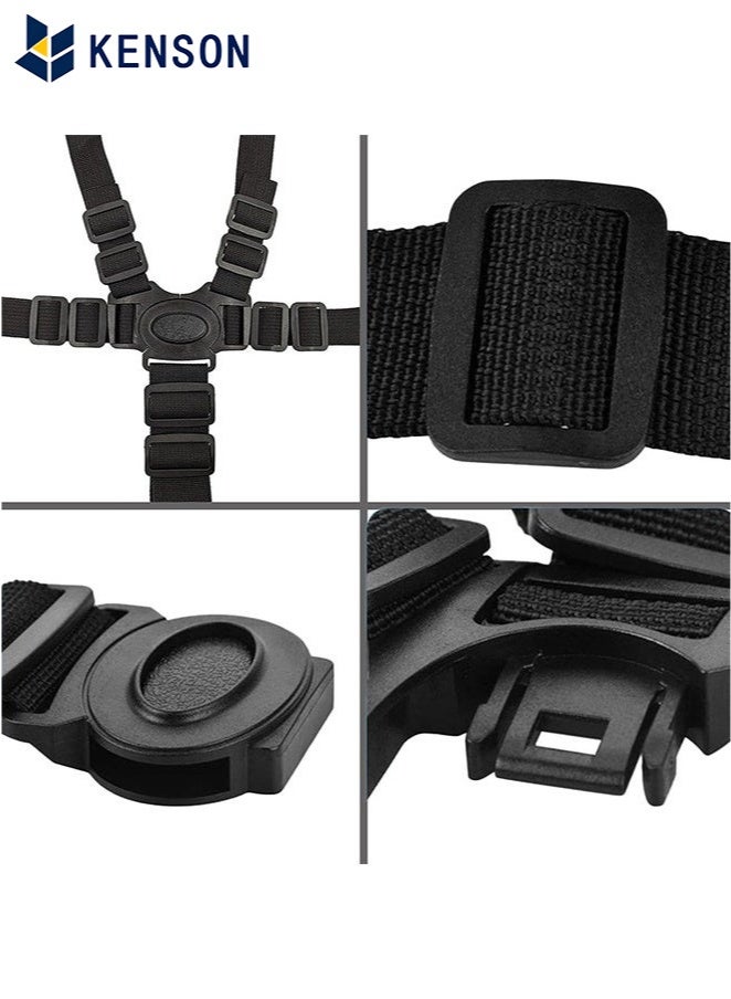 KENSON Adjustable Baby Seat Belt, 5 Point Harness High Chair Straps Universal Baby Safe Belt Holder for Kids Stroller Pram Buggy Pushchair - Image 3