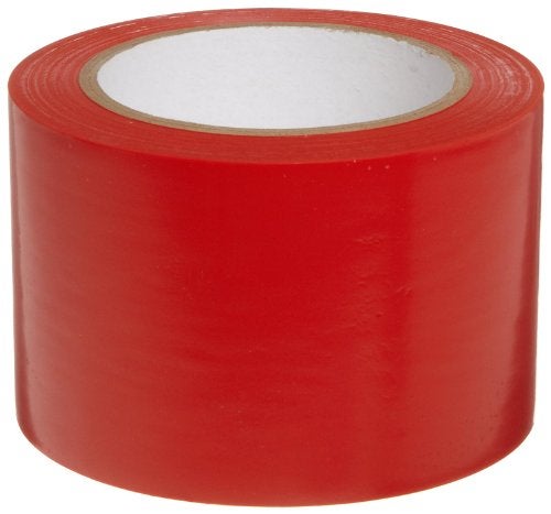 Brady 108' Length, 3" Width, B-725 Vinyl Tape, Red Color Aisle Marking Tape - 58251 - Image 1