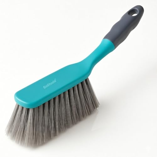 Solitude Long Bristle Dust Remover Brush for Daily General Cleaning Duster | Dusting Brush Ideal for Clothes, Carpet, Car Seat, Bed, Sofa, Curtains, Mats and Household Cleaning - Pack of 1 - Image 1