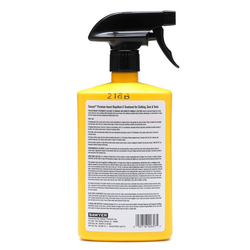 Sawyer Products Sawyer Products SP6572 Twin Pack Premium Permethrin Clothing Insect Repellent Trigger Spray, 24 oz,Yellow  - Image 2
