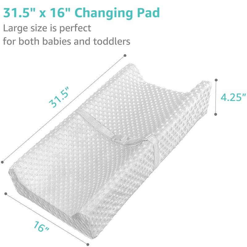 YENING Soft Baby Changing Pad for Dresser Diaper Changing Table Mattress with Cover for Babies and Toddlers Waterproof - Image 2