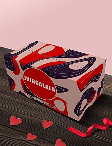 Jhingalala Jhingalala Happy Marriage Printed Cushion Mug Key Chain Greeting Card Combo Gift Pack Gift for Wedding Couple Marriage Gifts for Couples Wedding Gift for Couples Marriage Gift for Friend - Image 5