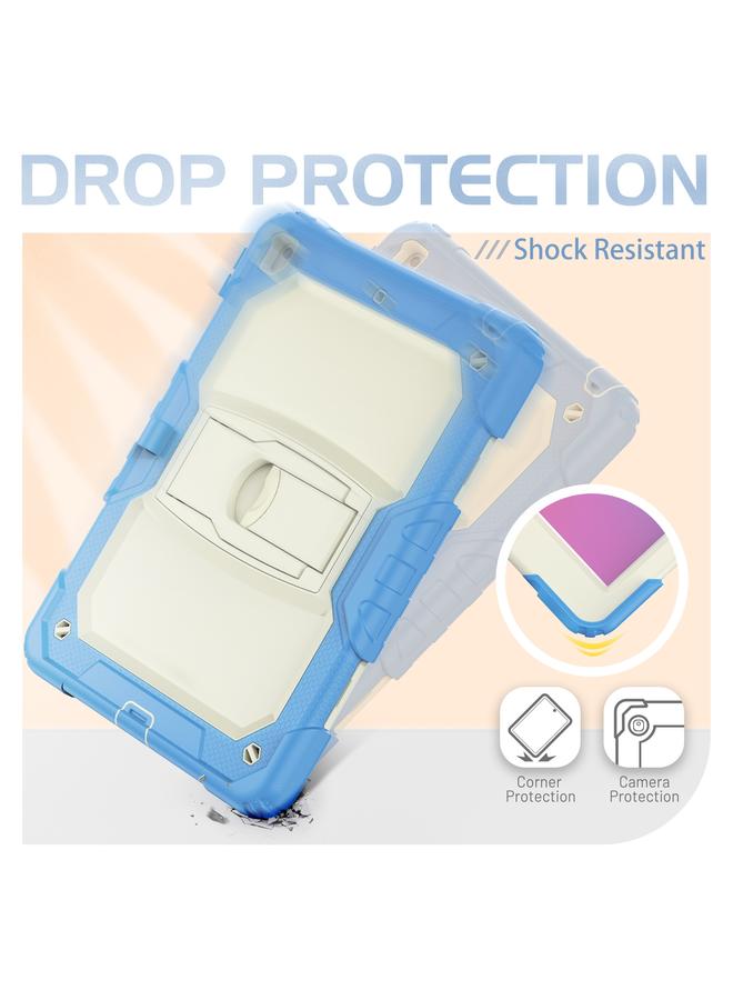 Zaboon Case For iPad 10.2 2021 / 2020 / 2019 Shockproof Colorful Silica Gel + PC Protective Case with Holder & Shoulder Strap - Image 4