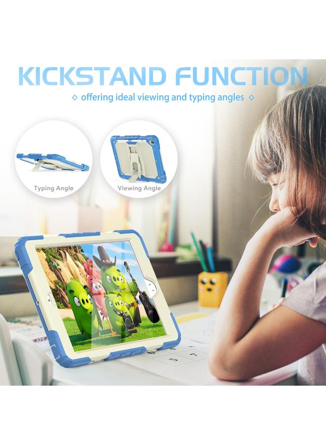 Zaboon Case For iPad 10.2 2021 / 2020 / 2019 Shockproof Colorful Silica Gel + PC Protective Case with Holder & Shoulder Strap - Image 3