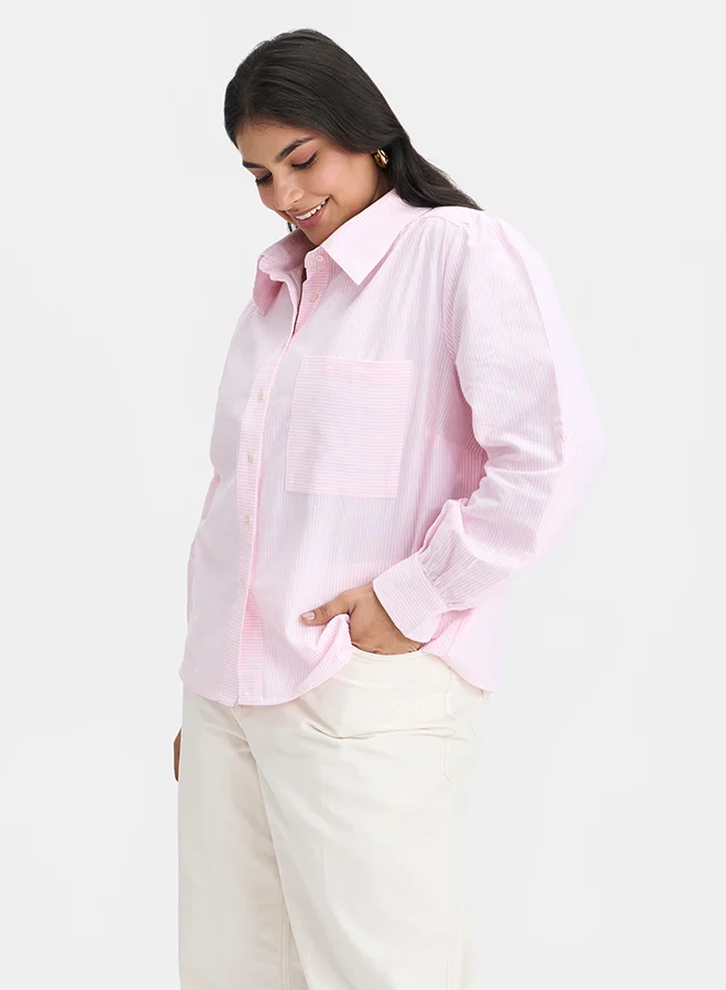 Virgio VIRGIO 100% Cotton Patch Pocket Shirt