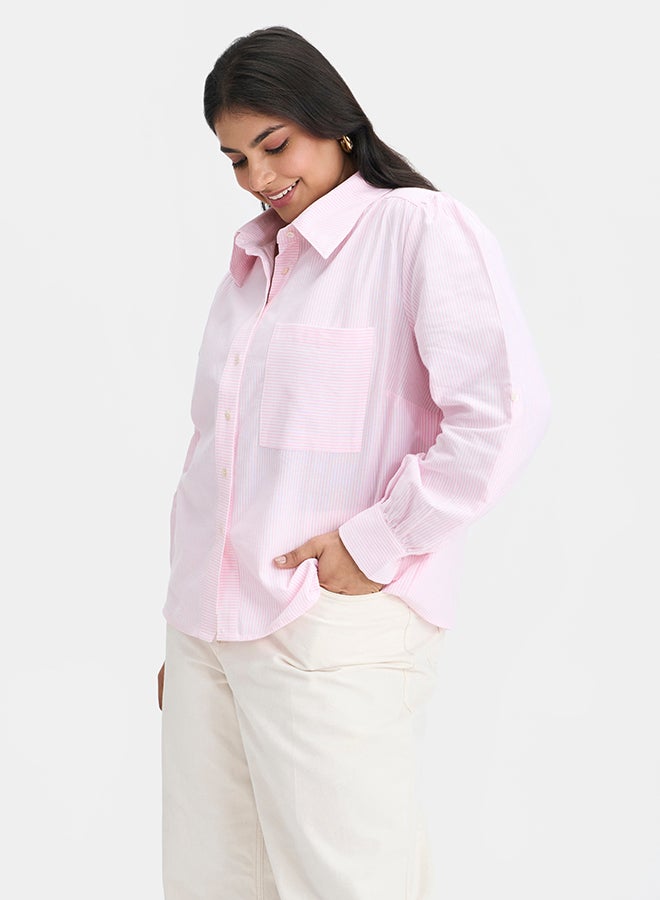 Virgio VIRGIO 100% Cotton Patch Pocket Shirt  - Image 3