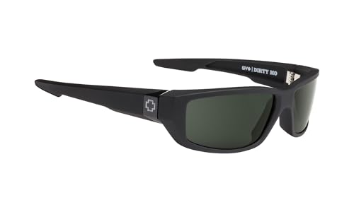 Spy Optic Dirty MO Sunglasses, Soft Matte Black/Signature Happy Gray/Green Polar, 59 mm - Image 4