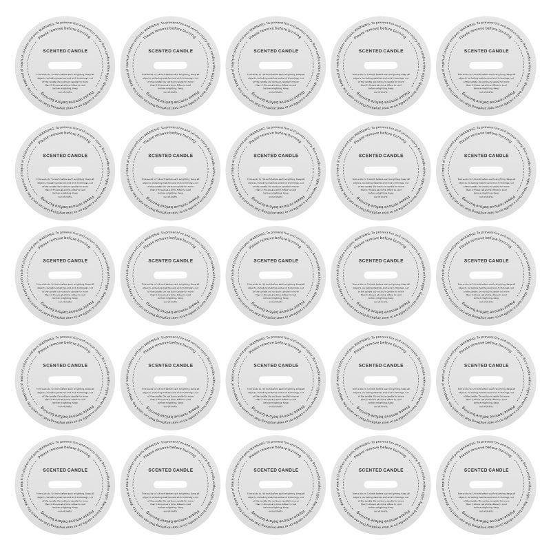 100pcs Paper Candle Dust Covers for DIY Candle Making Round Protective Lids for Scented Wax Cups Craft Candle Dust Accessories White - Image 1