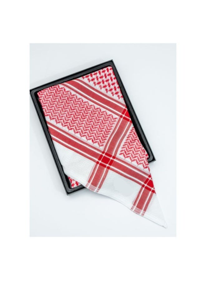 Trillion Premium Men's Red Shemagh - Image 1